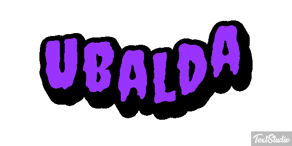 Ubalda Текстовый эффект