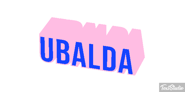 Ubalda Текстовый эффект
