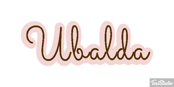 Ubalda Текстовый эффект