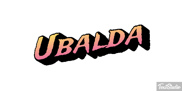 Ubalda Текстовый эффект