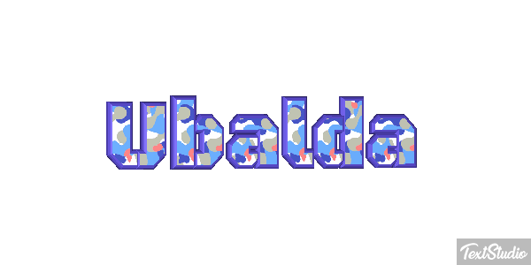 Ubalda Текстовый эффект