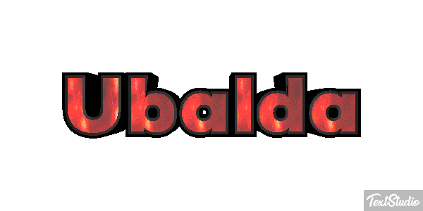 Ubalda Текстовый эффект