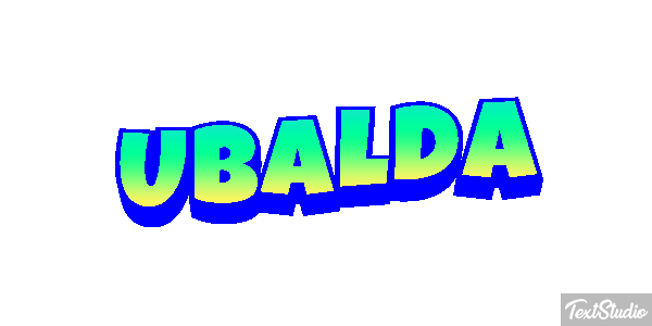Ubalda Текстовый эффект
