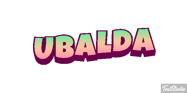 Ubalda Текстовый эффект