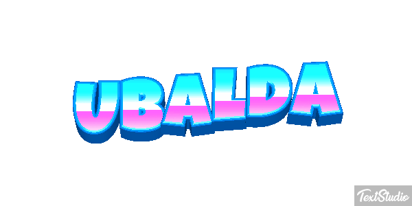 Ubalda Текстовый эффект