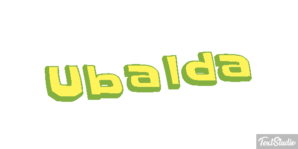 Ubalda Текстовый эффект