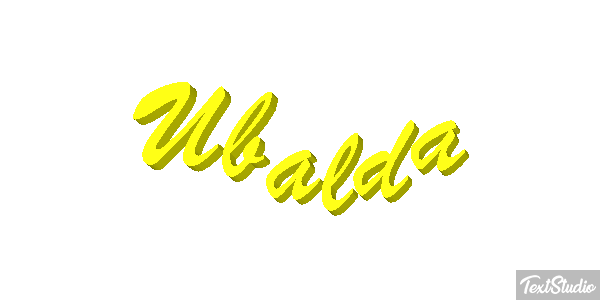 Ubalda Текстовый эффект