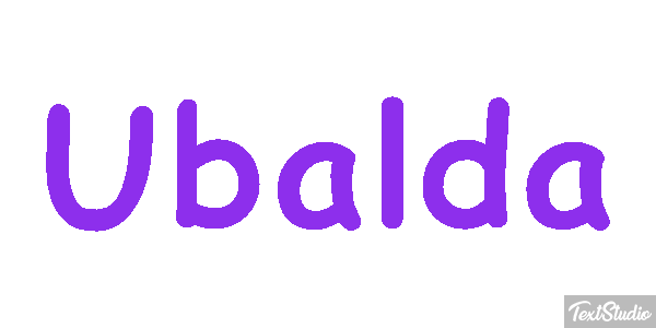 Ubalda Текстовый эффект