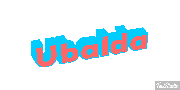 Ubalda Текстовый эффект