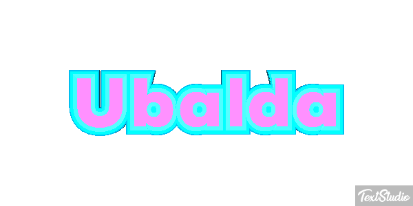 Ubalda Текстовый эффект