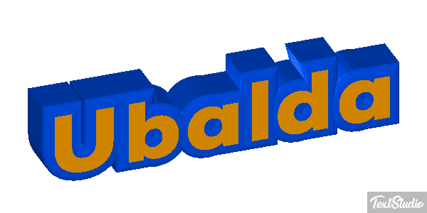 Ubalda Текстовый эффект
