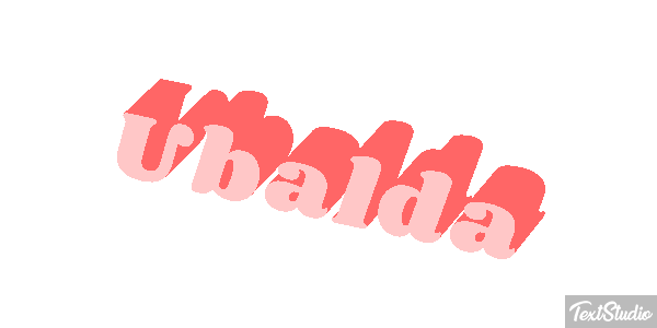 Ubalda Текстовый эффект