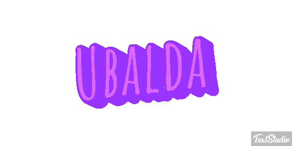 Ubalda Текстовый эффект