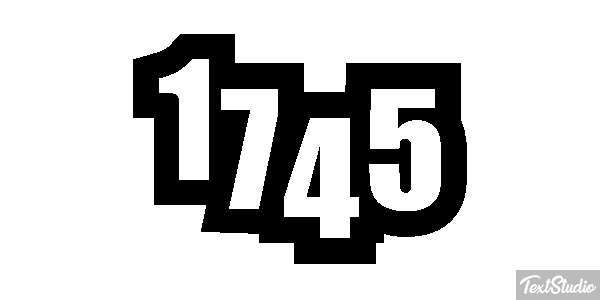 1745 Efecto de texto