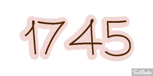 1745 Efecto de texto