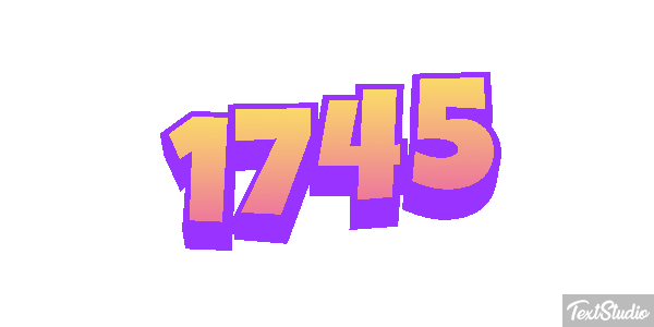 1745 Efecto de texto