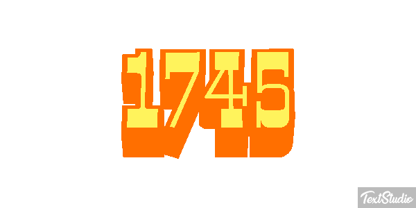 1745 Efecto de texto