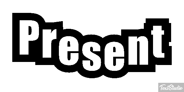 Présent Текстовый эффект