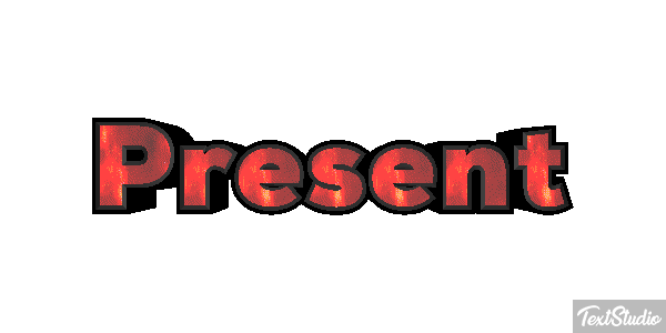Présent Текстовый эффект