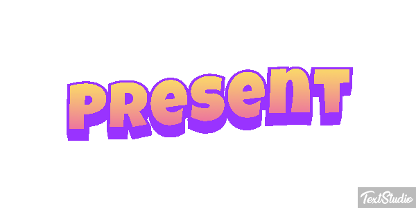 Présent Текстовый эффект