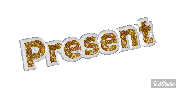 Présent Текстовый эффект