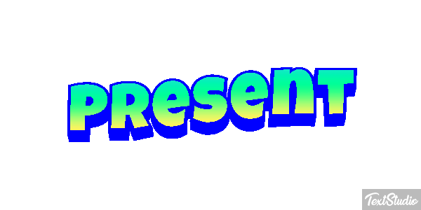 Présent Текстовый эффект