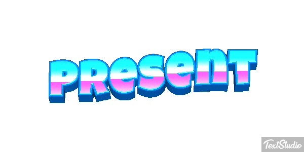 Présent Текстовый эффект