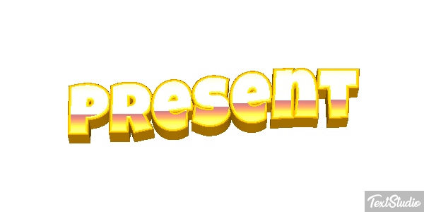 Présent Текстовый эффект
