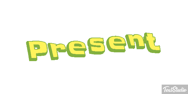 Présent Текстовый эффект
