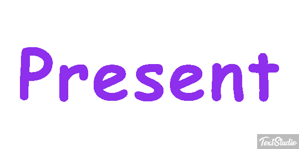 Présent Текстовый эффект