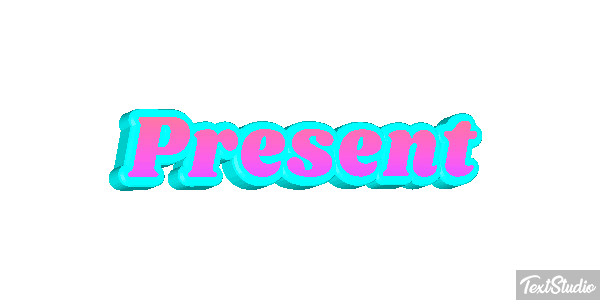 Présent Текстовый эффект