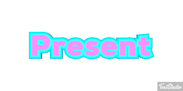 Présent Текстовый эффект