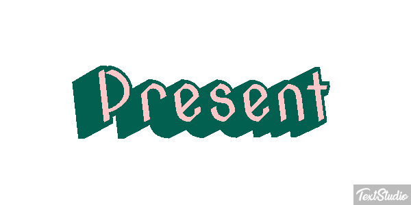 Présent Текстовый эффект