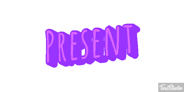 Présent Текстовый эффект