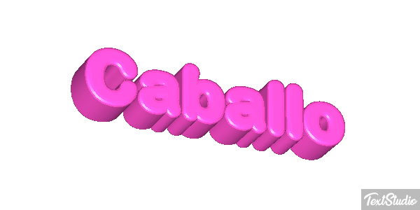 Caballo テキスト効果