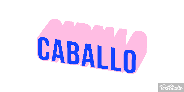 Caballo テキスト効果