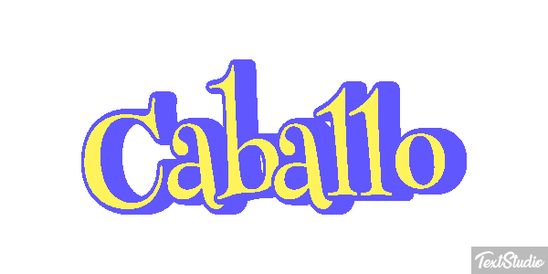 Caballo テキスト効果