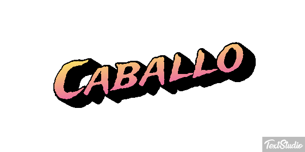 Caballo テキスト効果