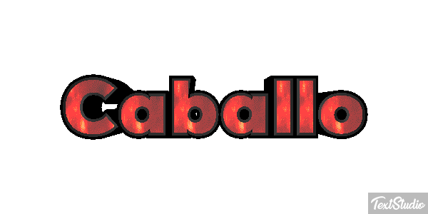 Caballo テキスト効果