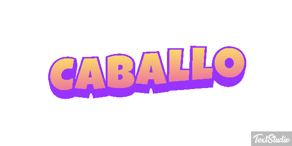 Caballo テキスト効果