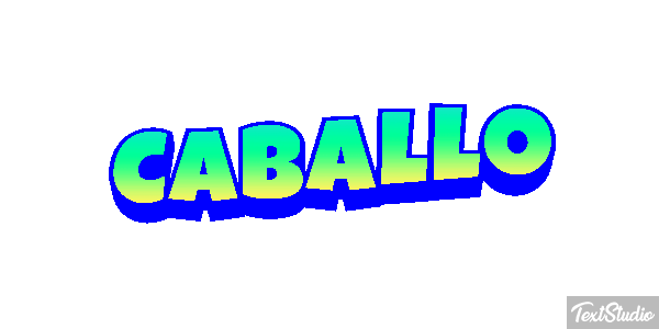 Caballo テキスト効果