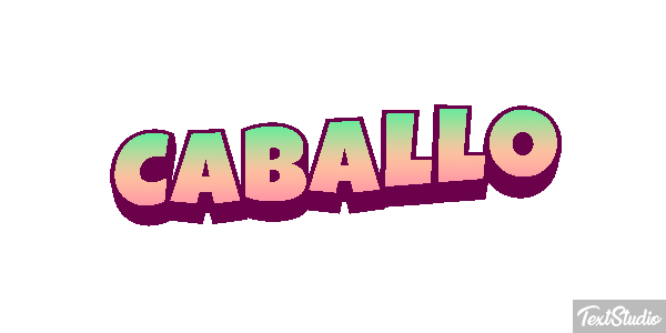 Caballo テキスト効果