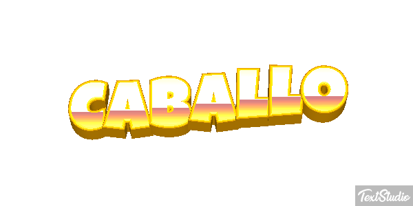 Caballo テキスト効果