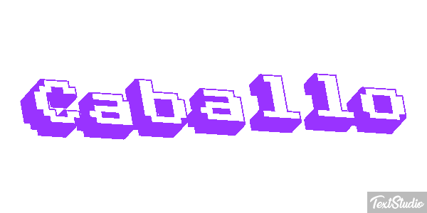 Caballo テキスト効果
