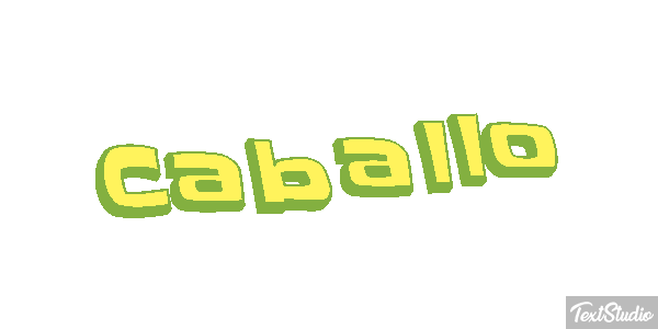 Caballo テキスト効果