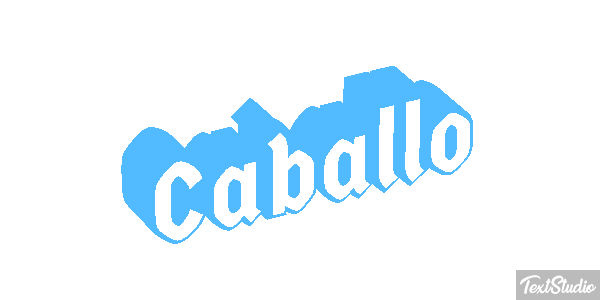 Caballo テキスト効果
