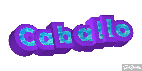 Caballo テキスト効果