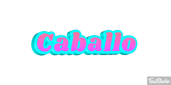 Caballo テキスト効果