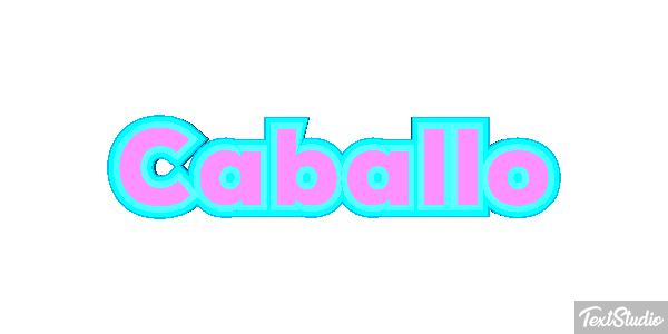 Caballo テキスト効果