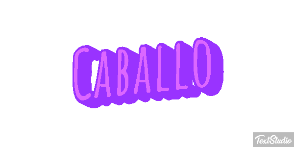 Caballo テキスト効果